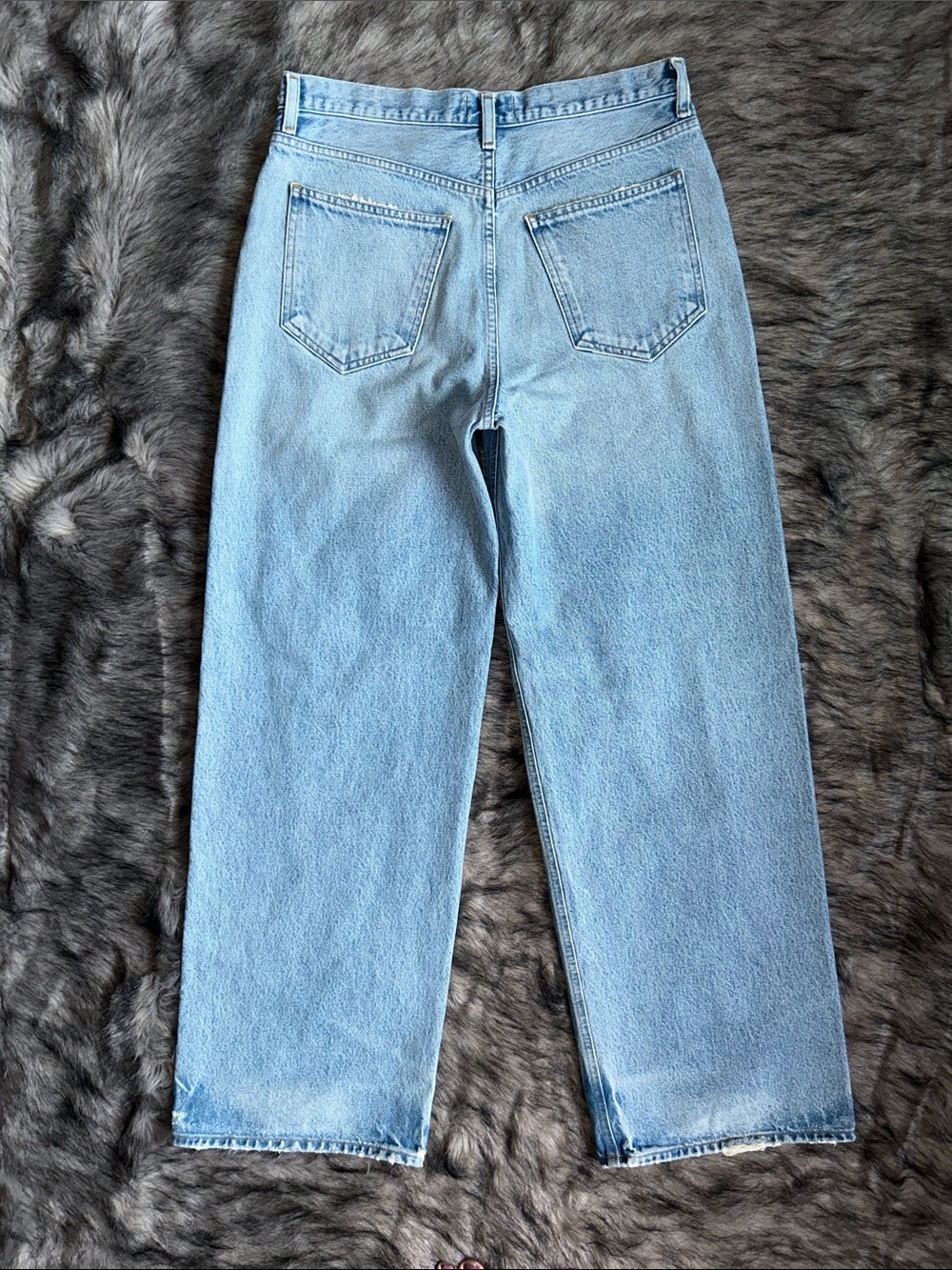 NEW Agolde Low Slung Baggy Jeans in Libertine Slightly Distressed Size 27 - Picture 4 of 14